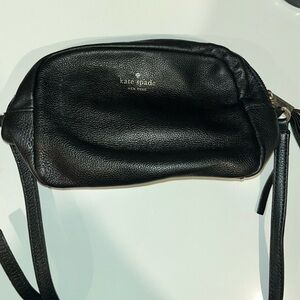 Kate Spade Black Leather Crossbody Bag